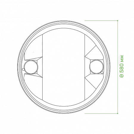 Пластиковая бочка L-Ring 262л
