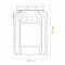 Пластиковая бочка Quadro 57л