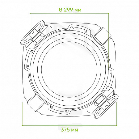 Пластиковая бочка Quadro 52л
