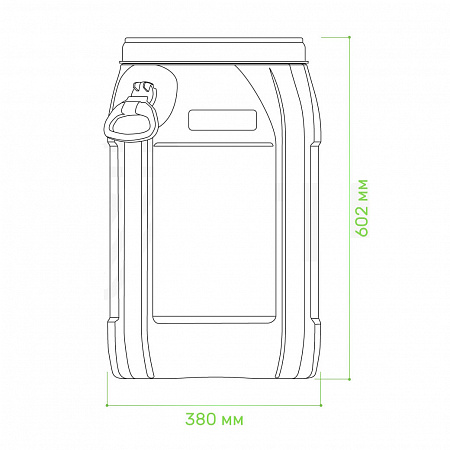 Пластиковая бочка Quadro 65л