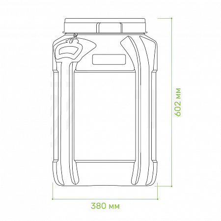 Пластиковая Бочка Quadro 64л